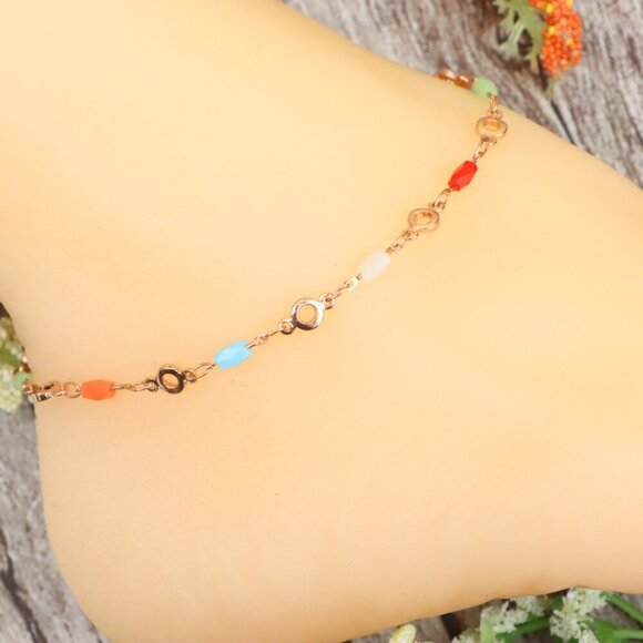 Dainty Anklet for Women – Elegant Everyday Jewelry & Perfect Gift | MLCRC1940 - Picture 1 of 10